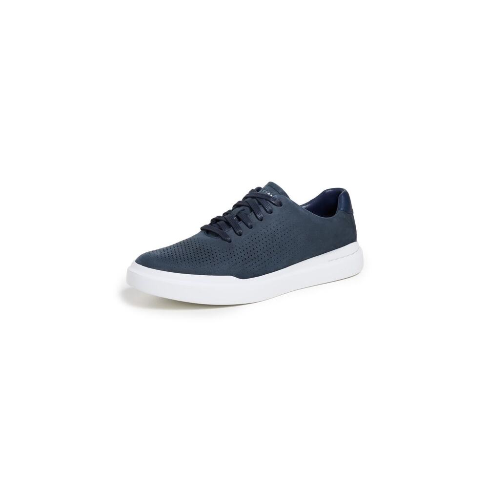 Cole Haan Mens Grandpro Rally Laser Cut Sneaker Navy White Size 9 Shoes New